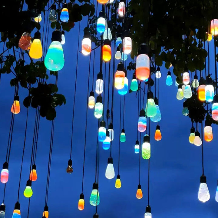 Modern Art Deco Waterproof Resin Teardrop Ball LED Outdoor Light Landscape Lighting For Garden | Kalsten