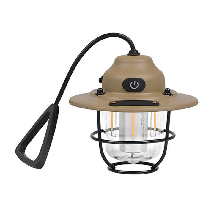 Contemporary Retro Rechargeable Waterproof Iron Silica ABS PC Strobile LED Outdoor Light For Garden | Kalsten