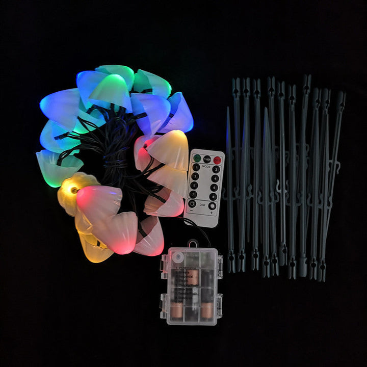 Contemporary Creative Solar Battery Waterproof PVC Mushroom LED Outdoor Light Landscape Lighting For Garden | Kalsten