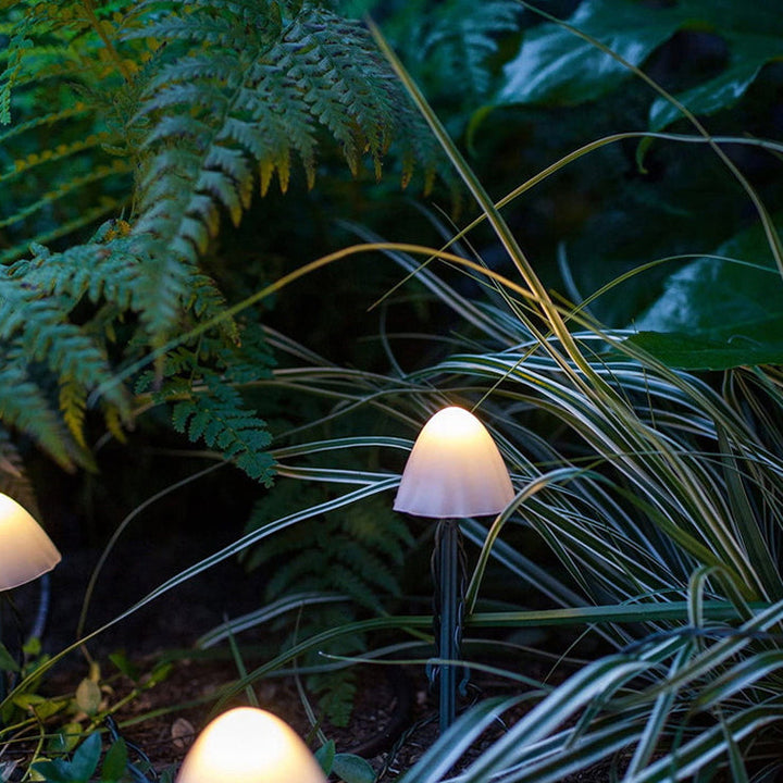 Contemporary Creative Solar Battery Waterproof PVC Mushroom LED Outdoor Light Landscape Lighting For Garden | Kalsten