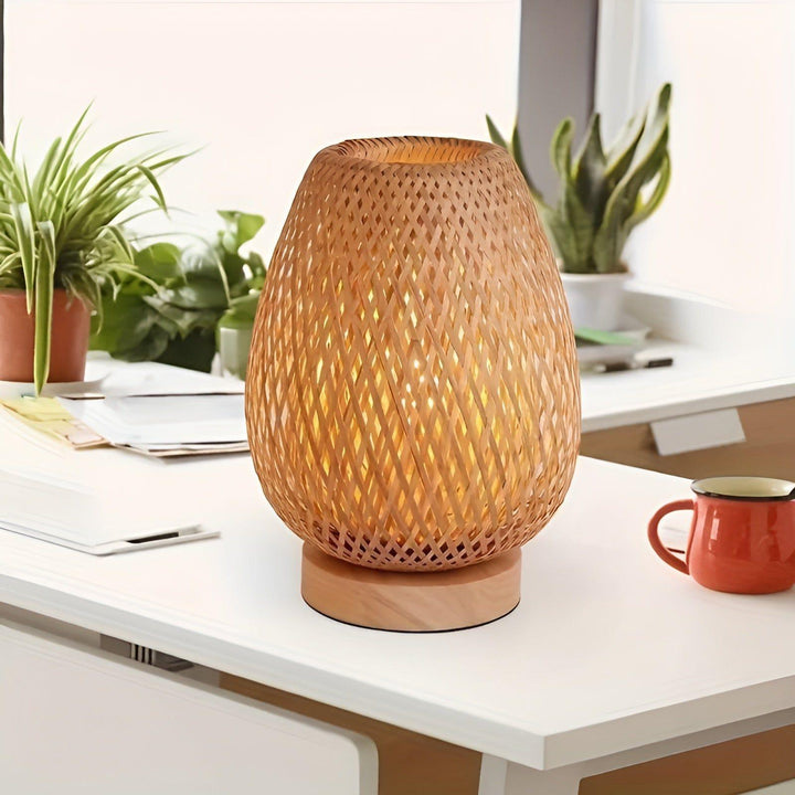 Aura Lamp - Bamboo USB-powered Table Lamp for the Bedroom | Kalsten