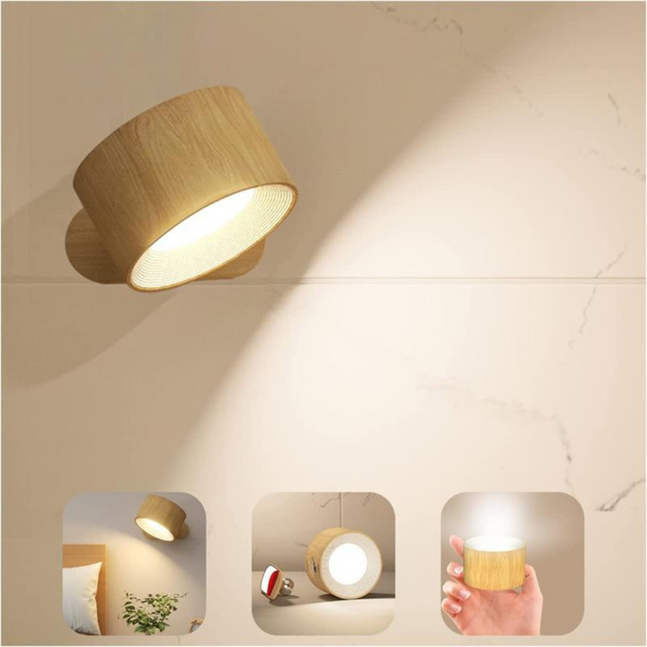 FlexiLamp – Wireless, Rechargeable Wall Light with 360° Rotation | Kalsten