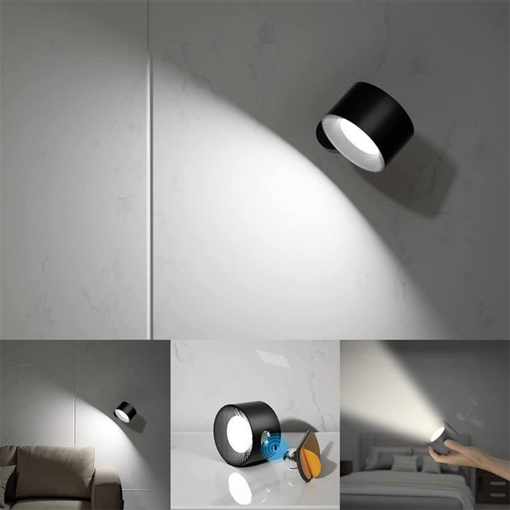 FlexiLamp – Wireless, Rechargeable Wall Light with 360° Rotation | Kalsten