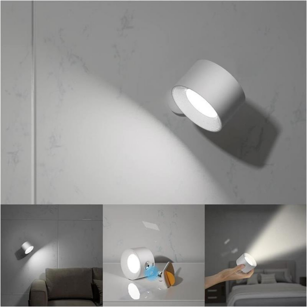 FlexiLamp – Wireless, Rechargeable Wall Light with 360° Rotation | Kalsten
