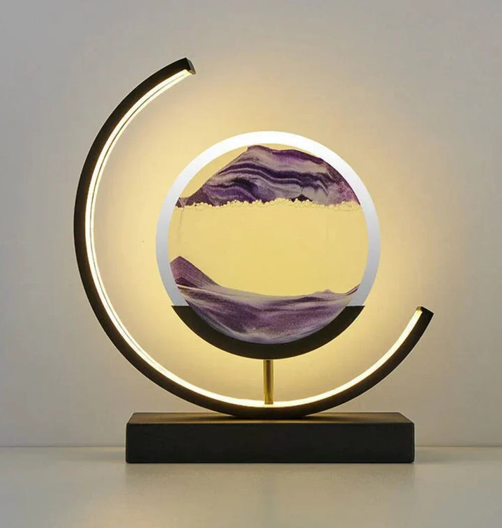 Elegant Sand Landscape Table Lamp Kalsten