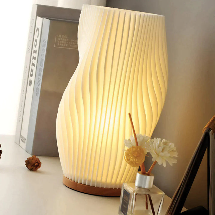 WaveGlow Dual Shade USB Table Lamp Kalsten