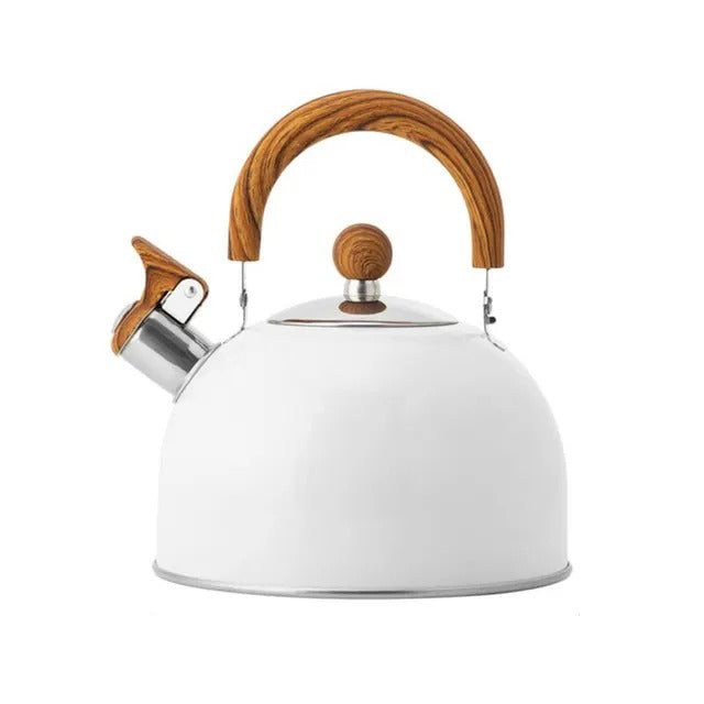 Stainless Steel Whistling Kettle Cooking Time – 2.5L or 3L with Sound Signal | Kalsten