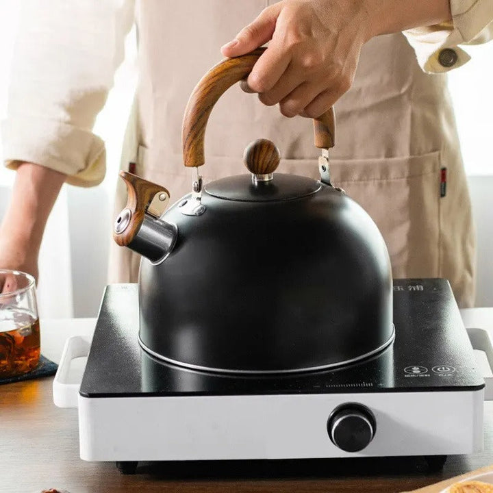 Stainless Steel Whistling Kettle Cooking Time – 2.5L or 3L with Sound Signal | Kalsten