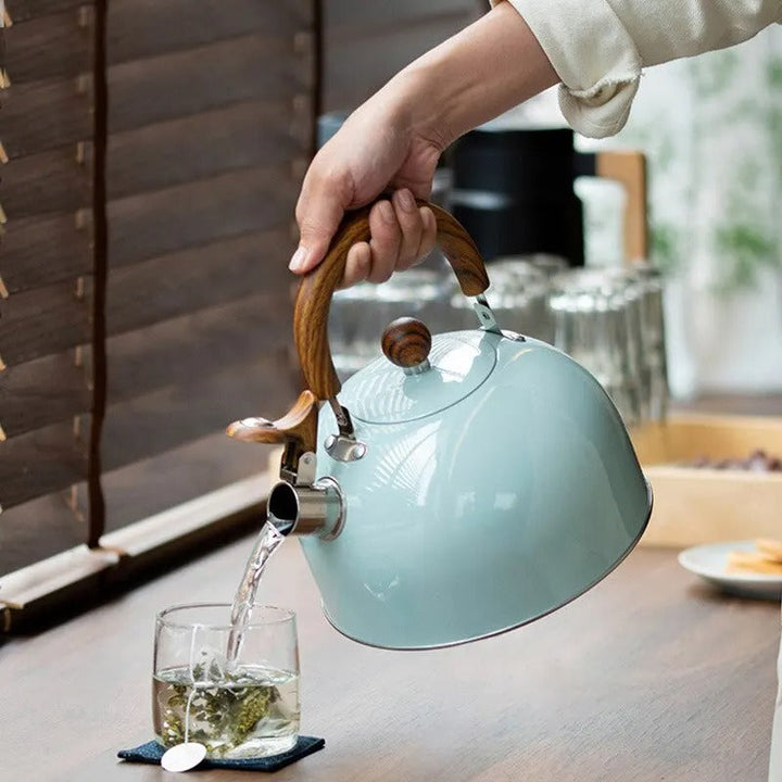 Stainless Steel Whistling Kettle Cooking Time – 2.5L or 3L with Sound Signal | Kalsten