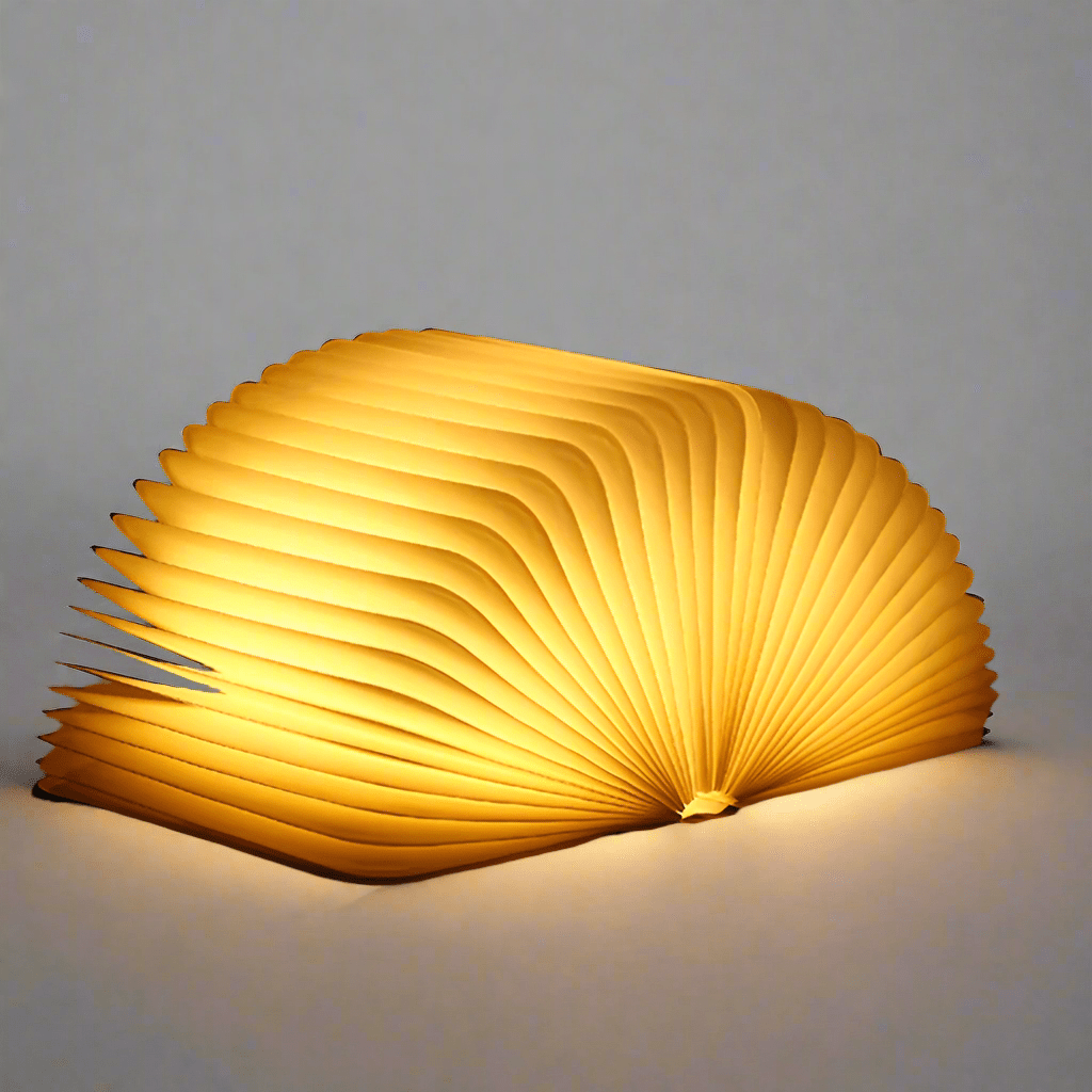 Table Lamp Folding Wood LED Book Light | Kalsten