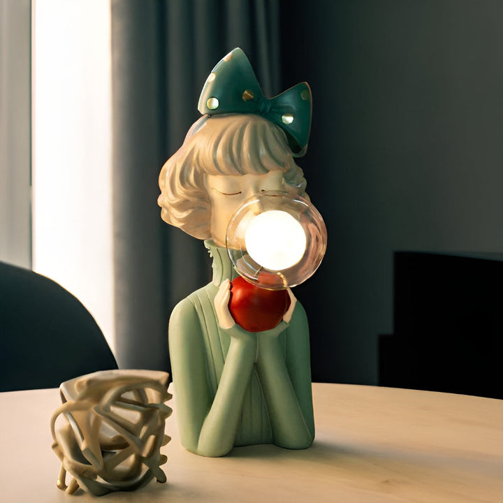 BubbleFairies Table Lamp – Enchanting Quartet Cartoon Girl Figurine Light | Kalsten