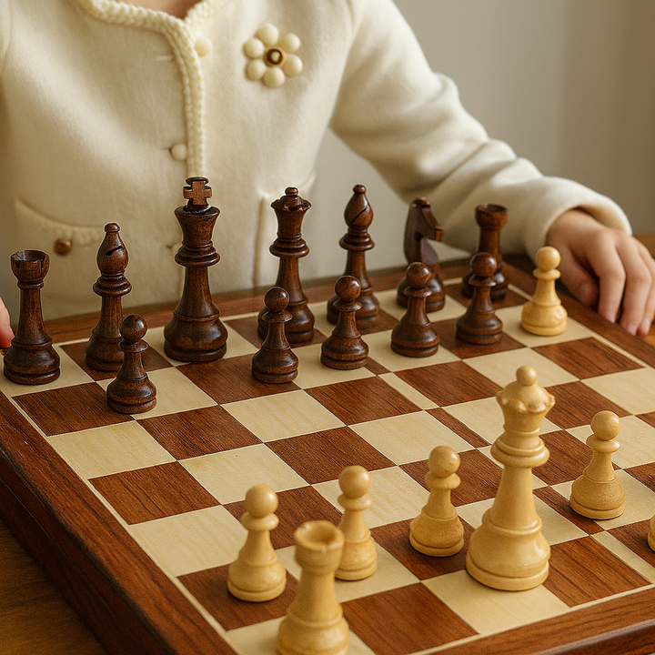 Tournament Chess Set with Handmade Pieces