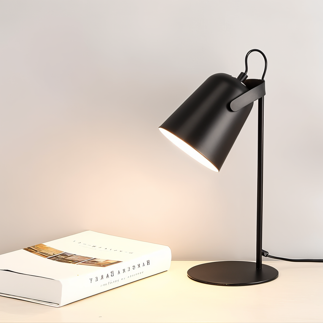 Macaron Desk Lamp – Nordic Yellow Adjustable Table Lamp for Reading & Study | Kalsten
