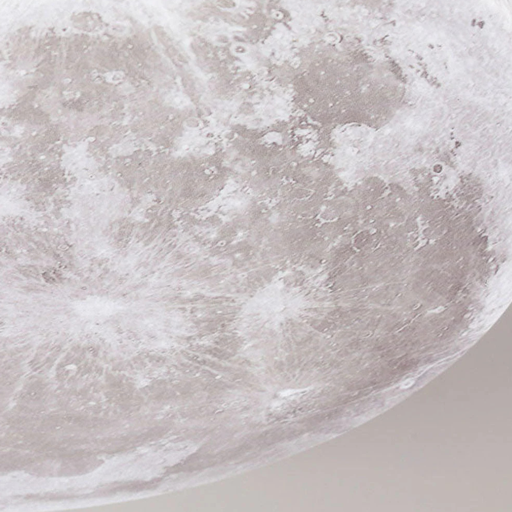 Moon Style LED Pendant Light Dimmable Metal Fixture Kalsten