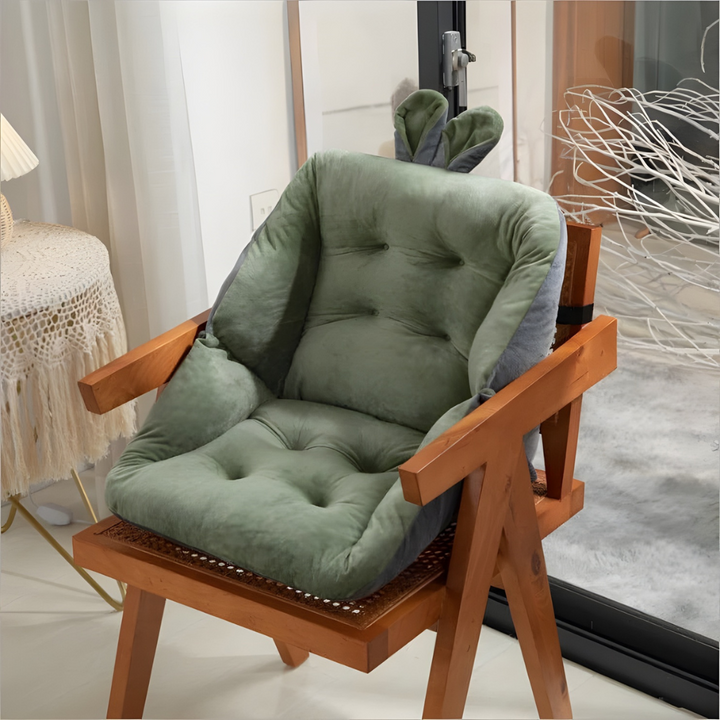 Thick Padded Chair Cushion with Lumbar Support Kalsten
