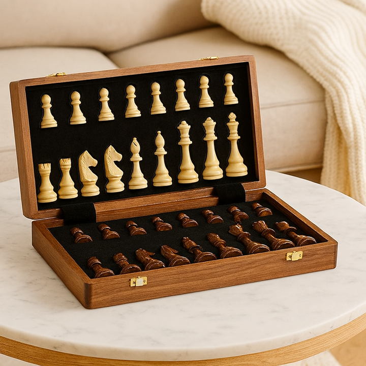Tournament Chess Set with Handmade Pieces