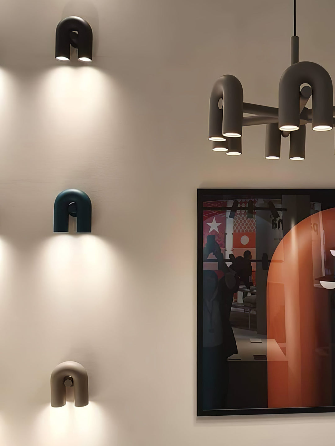 Circus Magic - Playful lighting with U-shaped modules | Kalsten