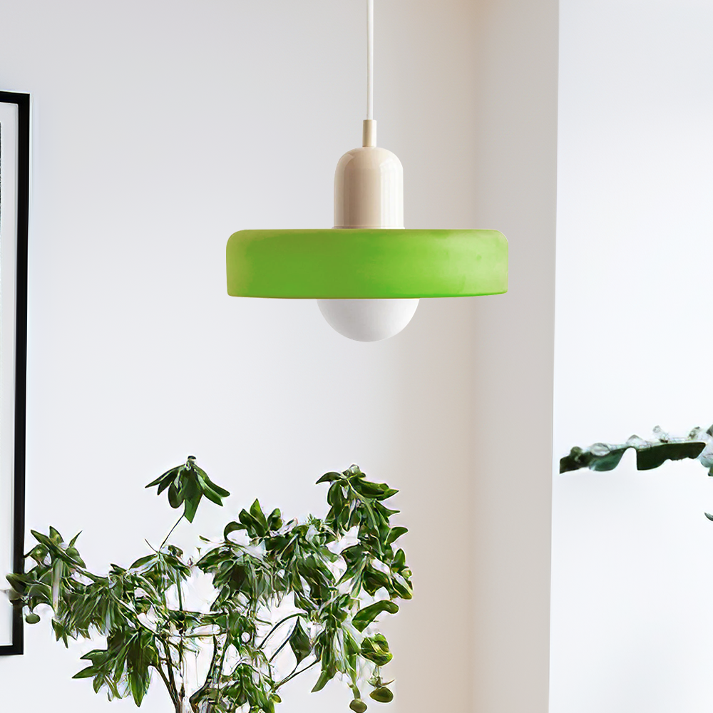 Bauhaus Colorful Glass Pendant Lamp Kalsten