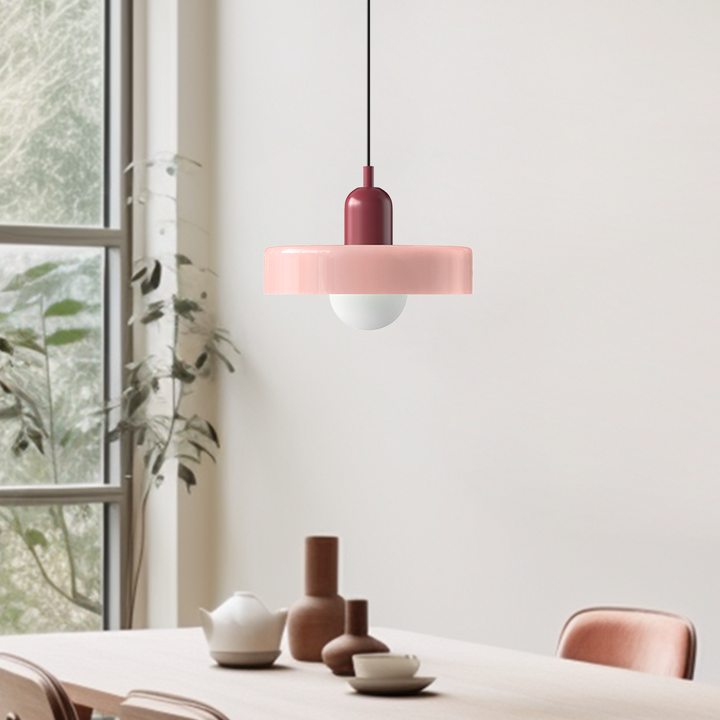 Bauhaus Colorful Glass Pendant Lamp Kalsten