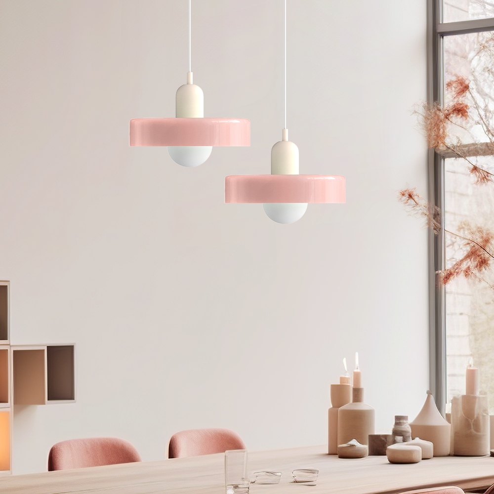 Bauhaus Colorful Glass Pendant Lamp Kalsten