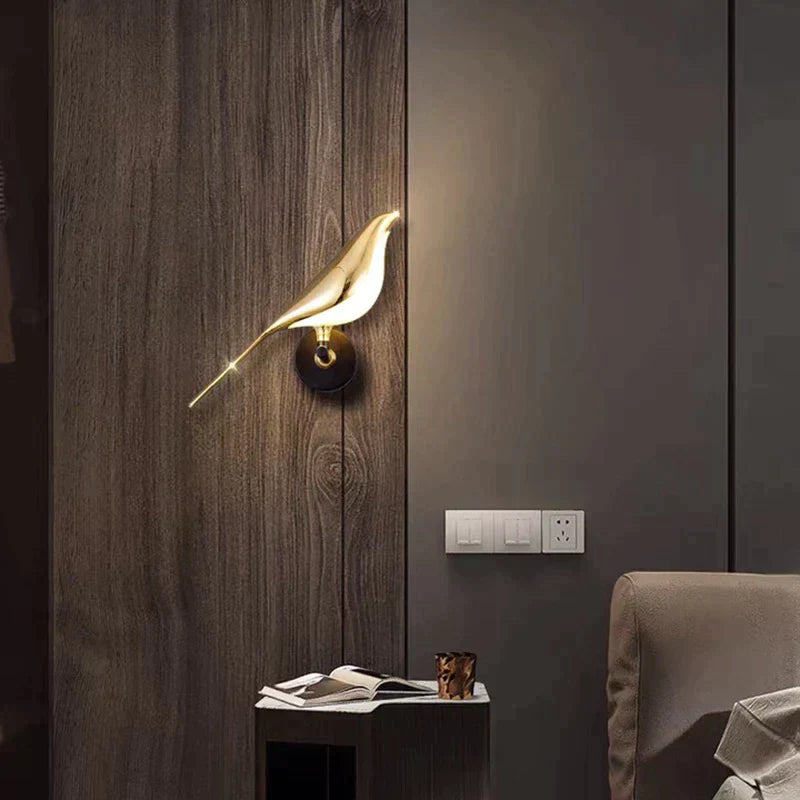 LumiBird Nordic LED Bird Wall Lamp - Elegant light for your space | Kalsten