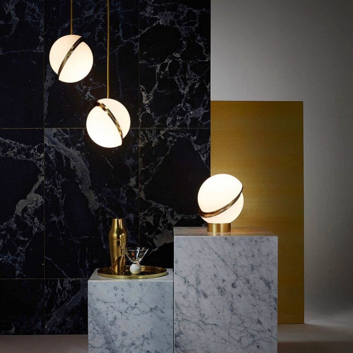 Half-Moon Pendant Light – Modern Design