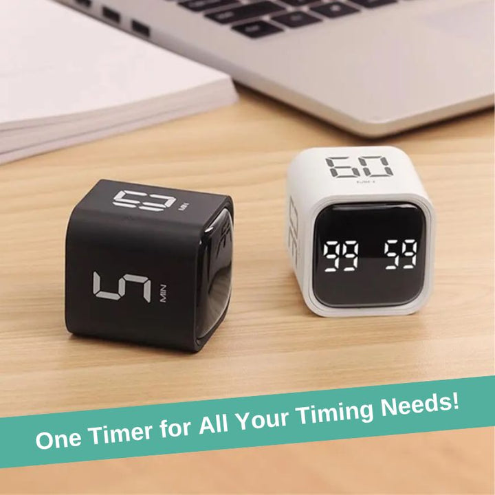 Kalsten | Smart Cube Timer with Gravity Sensing and LED Display