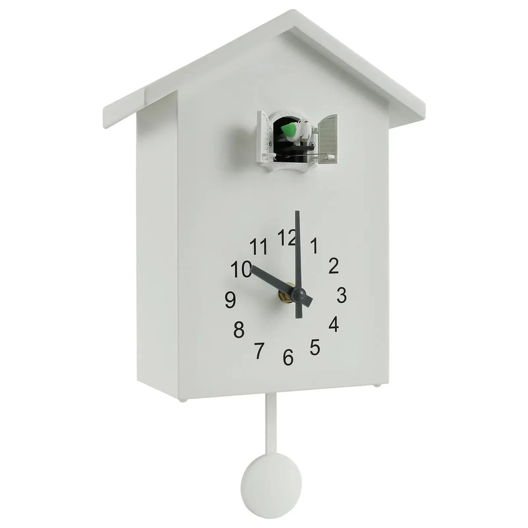Kalsten | Cuckoo Clock Cuckoo Sound Clock with Pendulum Delicate Cuckoo Clock Bird Battery Operated Cuckoo Wall Clock for Living Room Decor