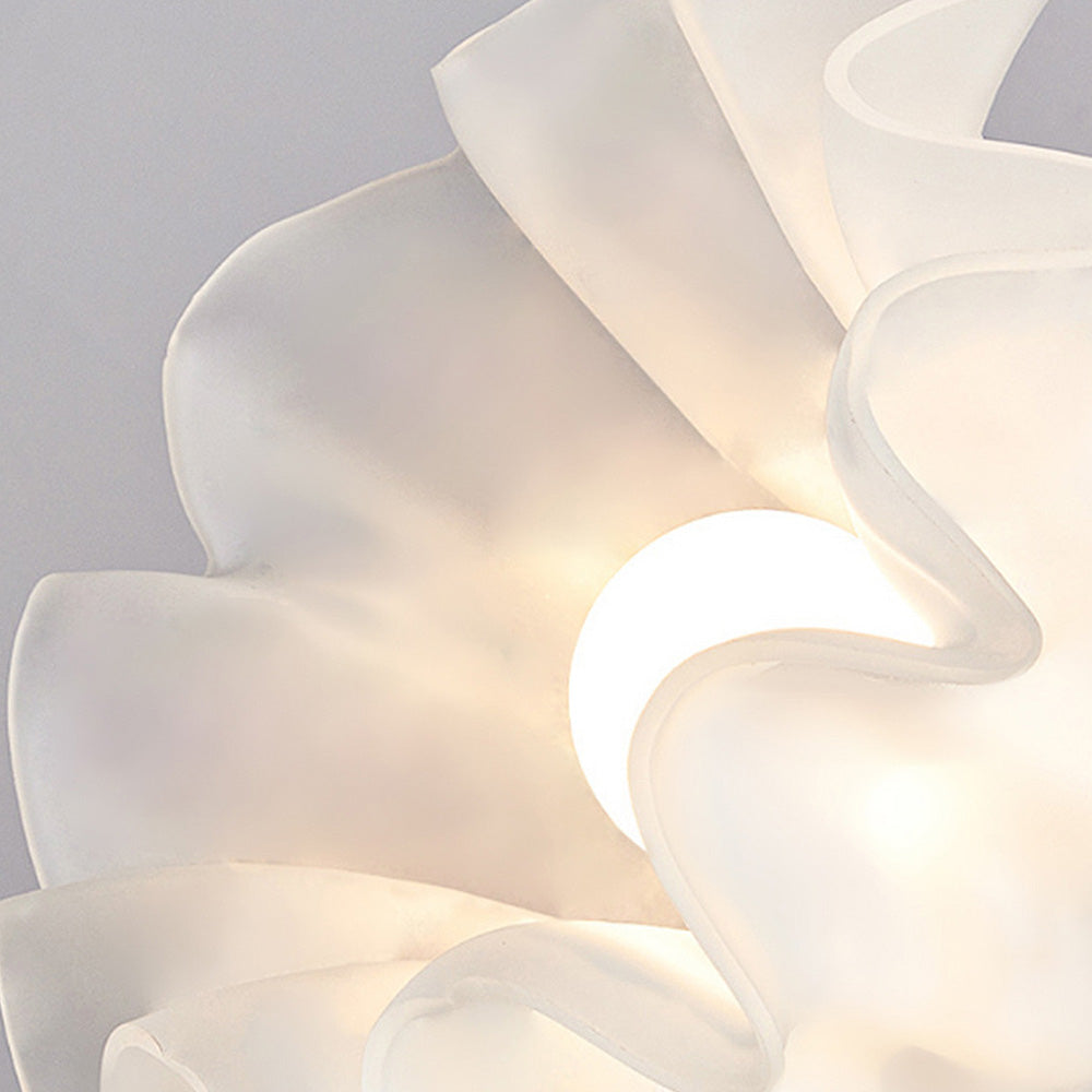Floral Glass Shade Ceiling Lamp Kalsten
