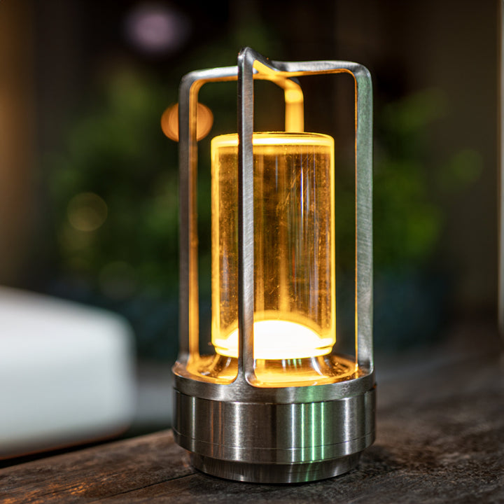 Klara Crystal Table Lamp with Touch Panel and USB Connection | Kalsten