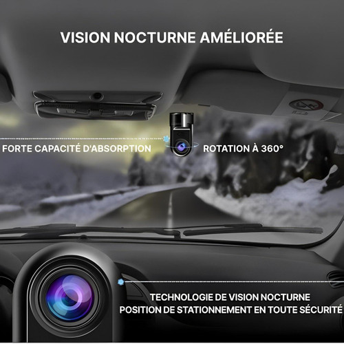 Smart Dashcam with AI, GPS & Voice Control – For Complete Parking and Driving Safety | Kalsten