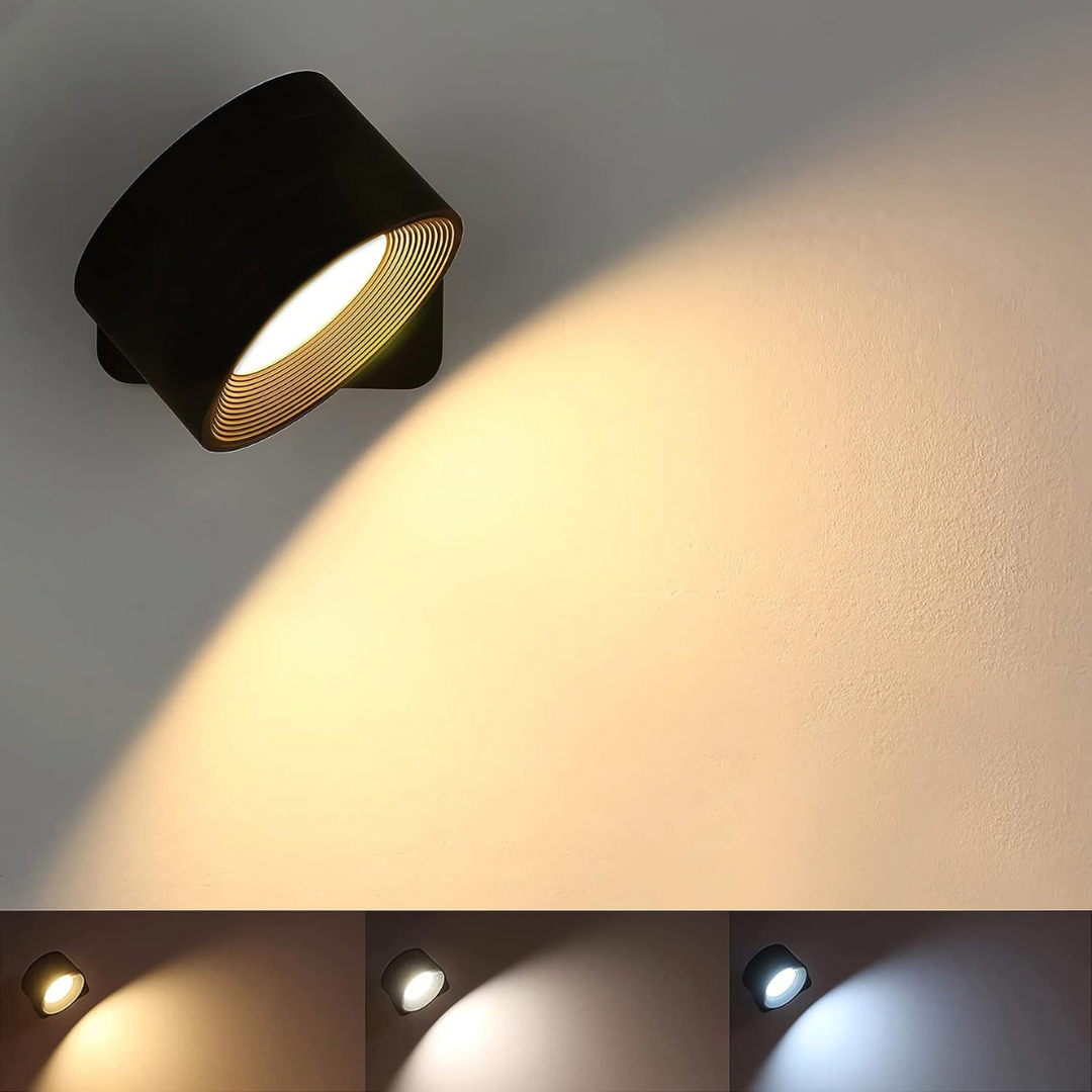 FlexiLamp – Wireless, Rechargeable Wall Light with 360° Rotation | Kalsten