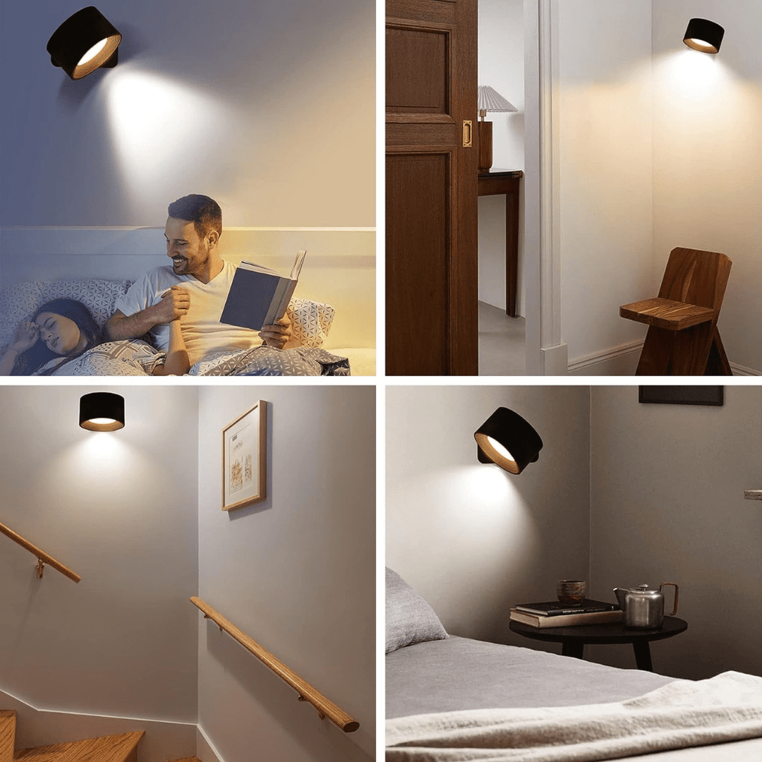 FlexiLamp – Wireless, Rechargeable Wall Light with 360° Rotation | Kalsten