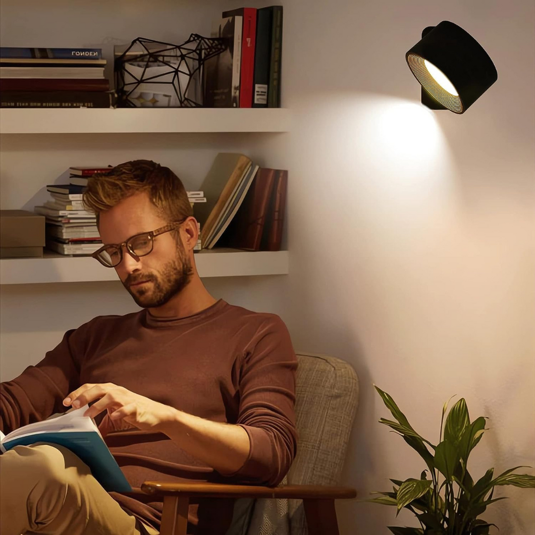 FlexiLamp – Wireless, Rechargeable Wall Light with 360° Rotation | Kalsten