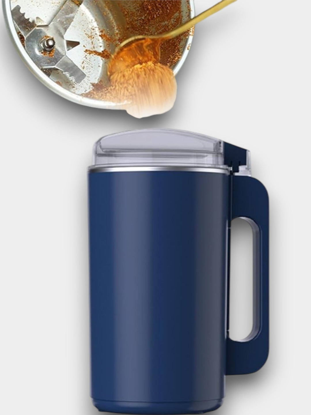 Portable Electric Coffee Grinder 600 ml – Coffee Bean Grinder with Safety Mechanism and Stainless Steel Blades | Kalsten