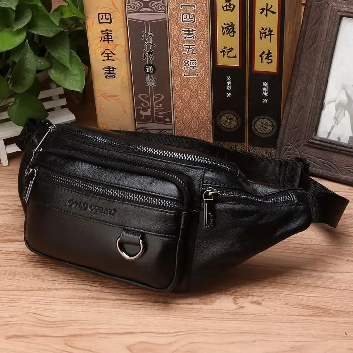 Kalsten | Genuine Leather Fanny Pack | Large Capacity, Robust Design & Versatile for Travel and Outdoor Activities