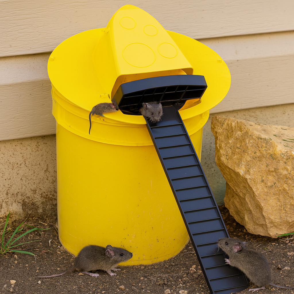Kalsten | Mouse Trap Bucket Lid Auto Reset Trap