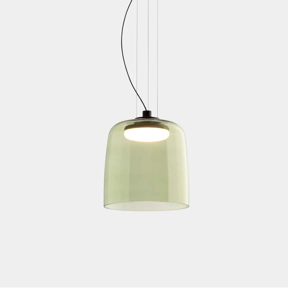 Pendant Light Glass Bowl 10 in Adjustable Dining Room Lounge Hanging Lamp Artistic Ambient Lighting | Kalsten