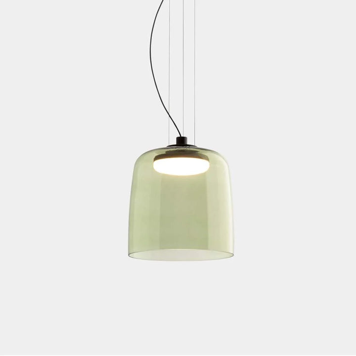 Pendant Light Glass Bowl 10 in Adjustable Dining Room Lounge Hanging Lamp Artistic Ambient Lighting | Kalsten