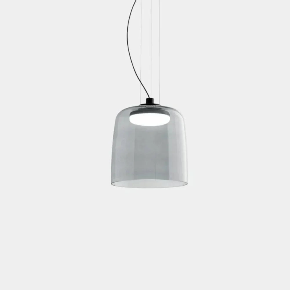 Pendant Light Glass Bowl 10 in Adjustable Dining Room Lounge Hanging Lamp Artistic Ambient Lighting | Kalsten