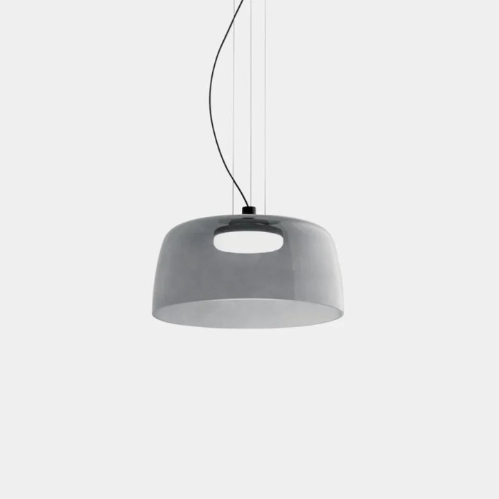 Pendant Light Glass Bowl 10 in Adjustable Dining Room Lounge Hanging Lamp Artistic Ambient Lighting | Kalsten