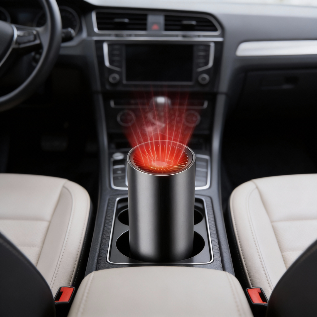 Kalsten | Fast Heating Cup Shape Car Warm Air Blower - Fast Heating & Cooling Adjustable 360 Degree Rotatable Plug and Use for Car, SUV , RV and Truck