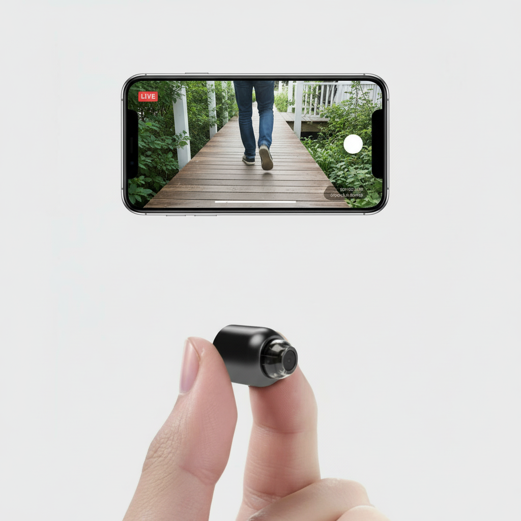Ultracompact Wi-Fi surveillance camera with night vision | Kalsten