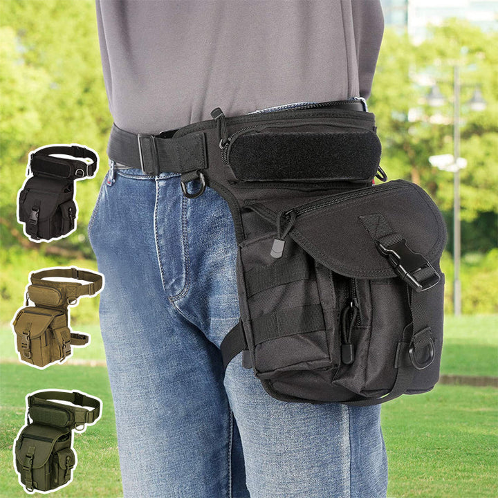Kalsten | Nylon Waterproof Men Tactical Waist Pack Leg Travel Belt Bag