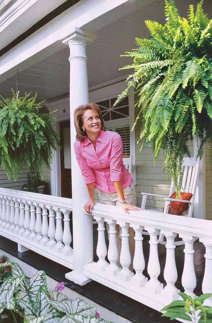Kalsten | UV Resistant Artificial Boston Fern | Lifelike, Waterproof & Maintenance-Free for Outdoor Décor