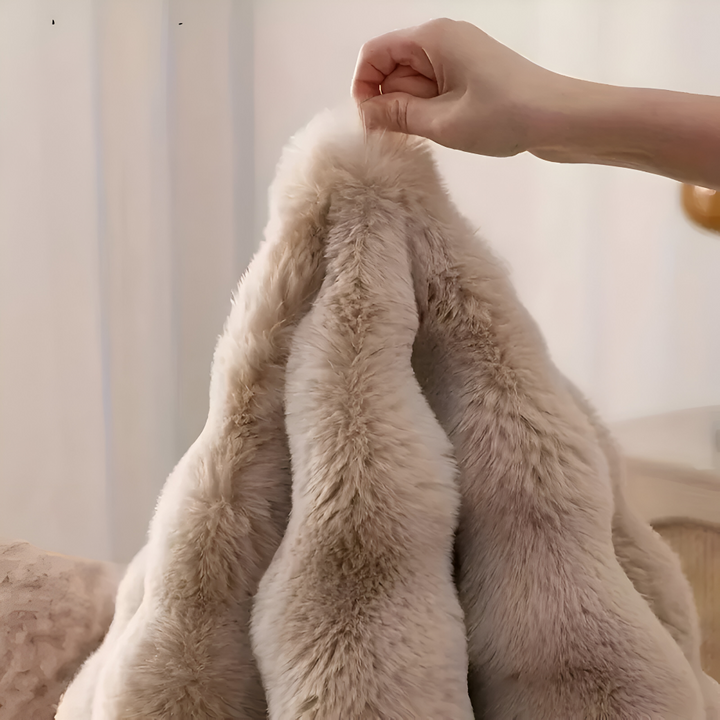 Round Velvet Soft Non-Slip Floor Mat – Cozy Fleece Home Decor | Kalsten