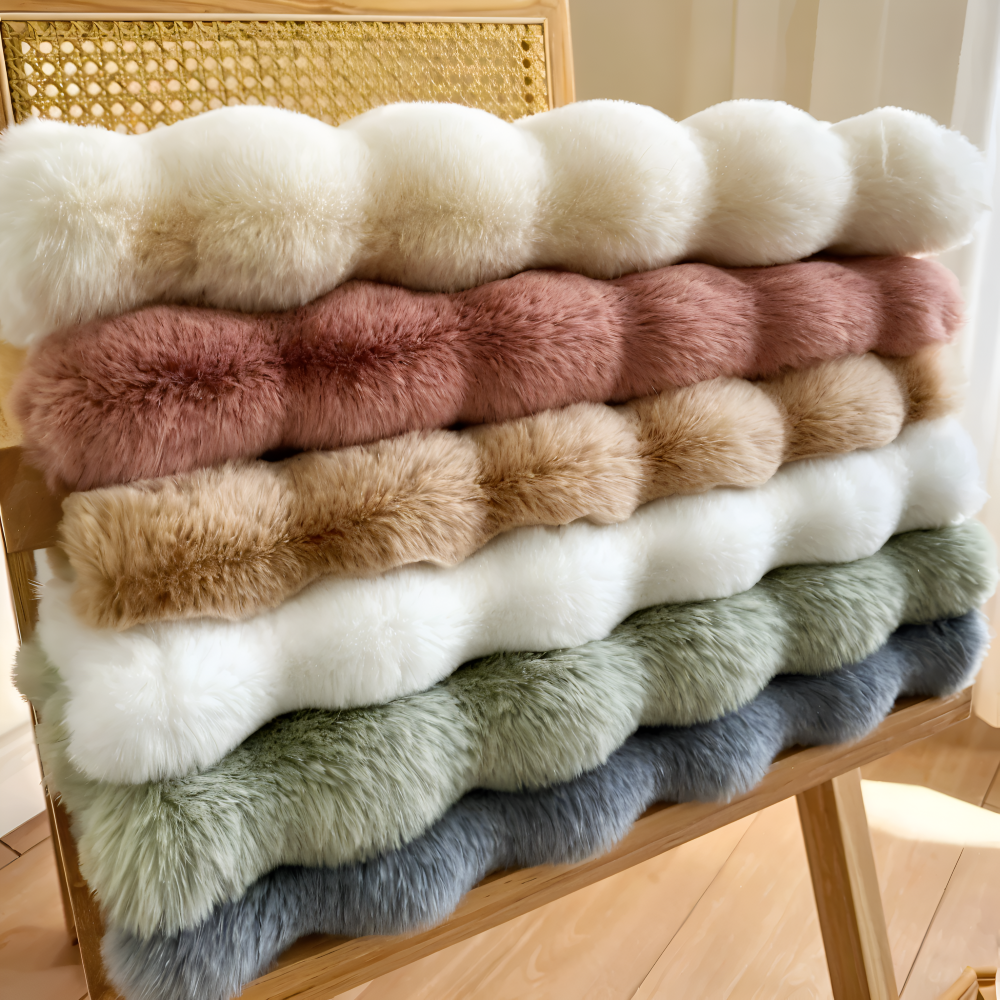 Round Velvet Soft Non-Slip Floor Mat – Cozy Fleece Home Decor | Kalsten
