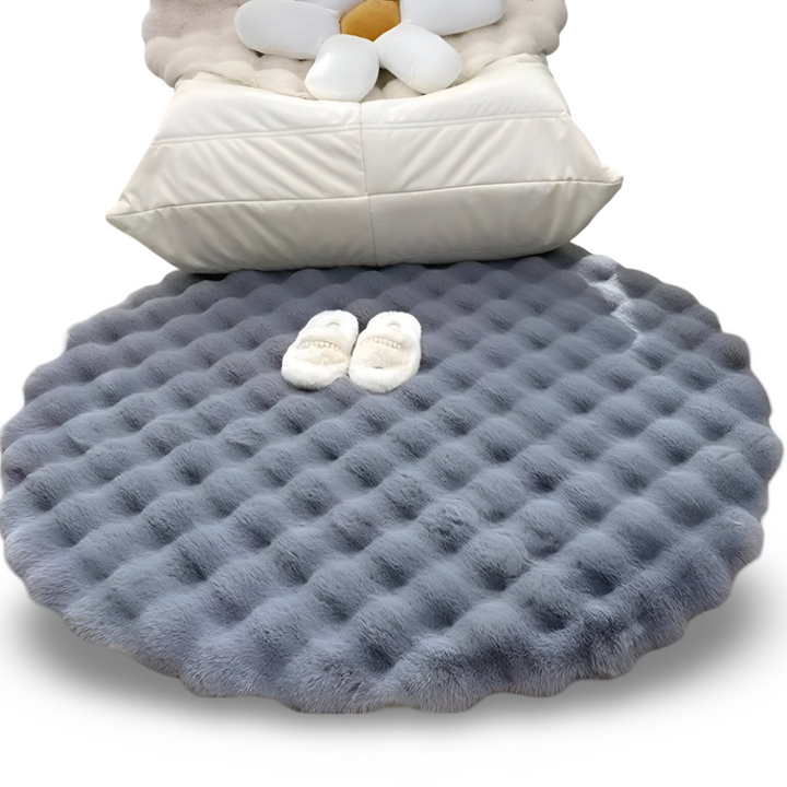 Round Velvet Soft Non-Slip Floor Mat – Cozy Fleece Home Decor | Kalsten