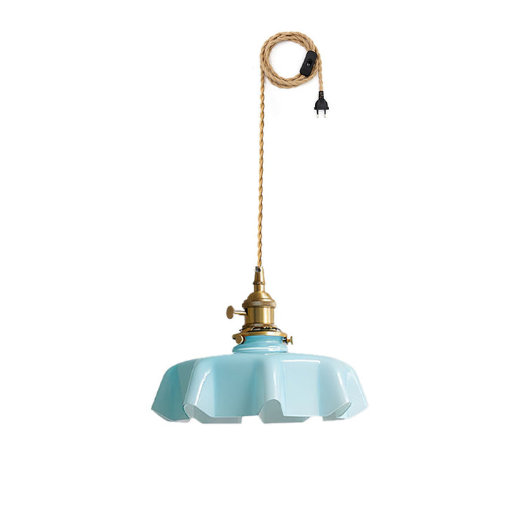 French Flower Droplight Pendant Swag Light | Kalsten