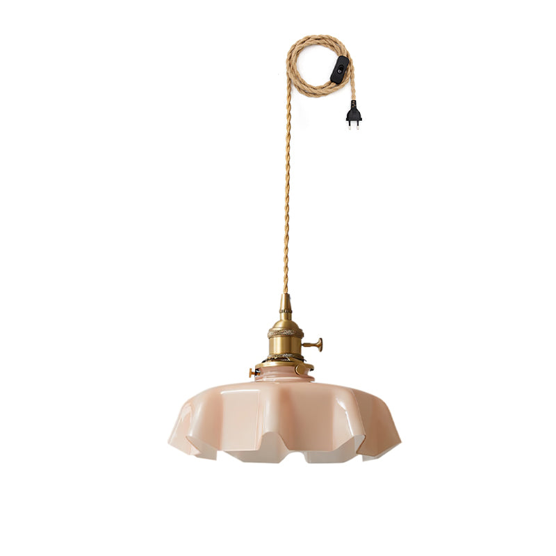 French Flower Droplight Pendant Swag Light | Kalsten